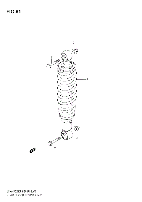 REAR SHOCK ABSORBER