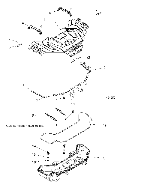 BODY, FRONT RACK - A17SXS95FL (101250)