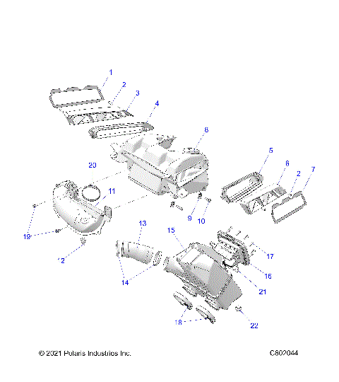 ENGINE, AIR INTAKE SYSTEM - S22TFG8MS/8ME ALL OPTIONS (C602044)