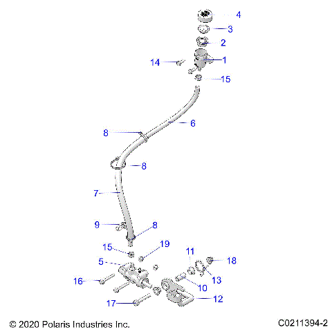 BRAKES, BRAKE PEDAL and MASTER CYLINDER - A21SEK57AG/BG (C0211394-2)