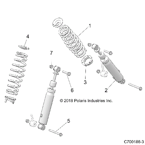 SUSPENSION, FRONT SHOCK MOUNTING - Z21CHA57A2/K2/E57AK (C700186-3)