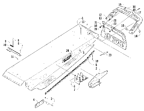 TUNNEL AND REAR BUMPER [86275]