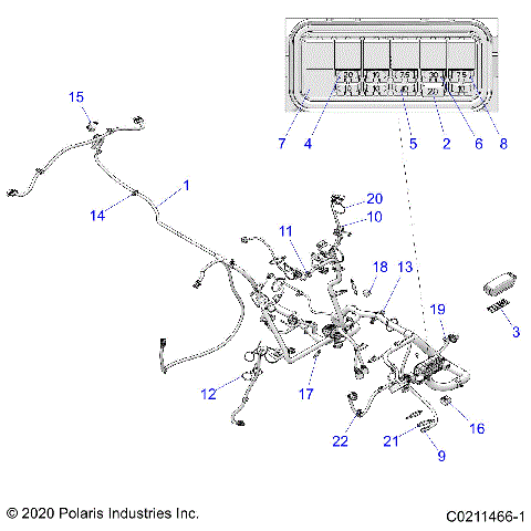 ELECTRICAL, HARNESS - A26SXR95AG (C0211466-1)