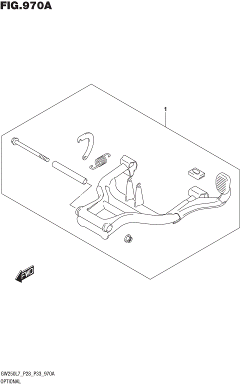 OPTIONAL (CENTER STAND SET)