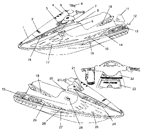 DECALS SLT 780 B964588 and  Intl. SLT 780 I964588 (4935683568A007)