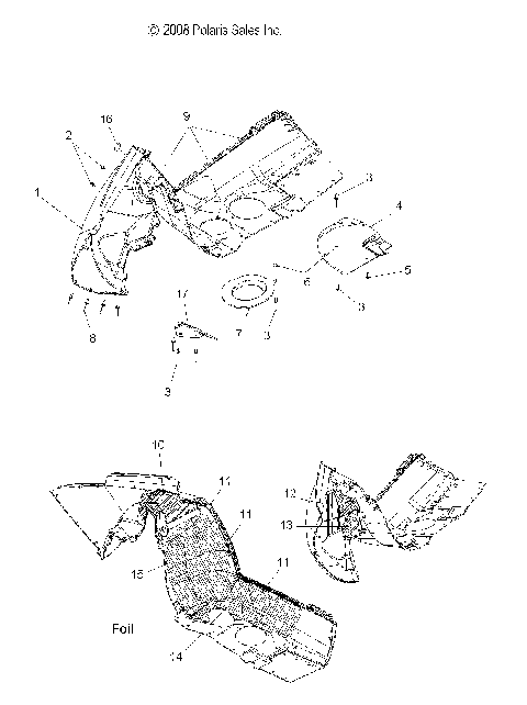 BODY, FENDER ASM., RH - S09PB8ES/ESL (49SNOWFENDERFOAM09600IQ)