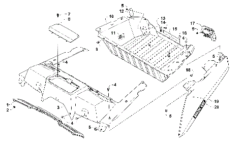 CARGO BOX AND TAILLIGHT ASSEMBLY [300134]