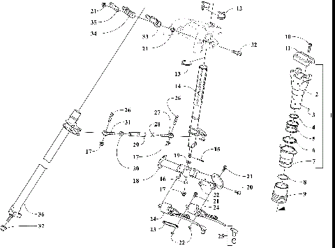 STEERING POST ASSEMBLY [106008]