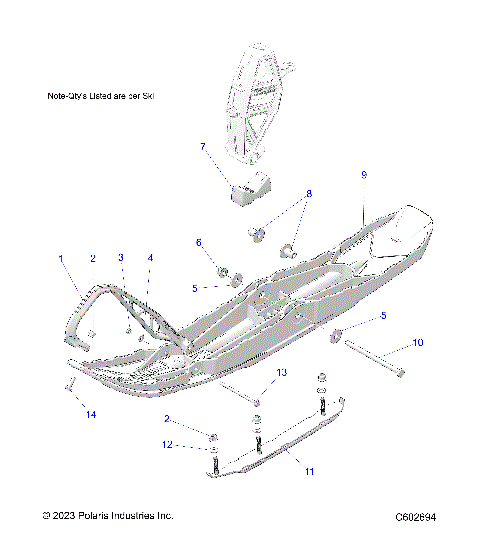 STEERING, SKI ASM. - S24TKP9FS (C602694)