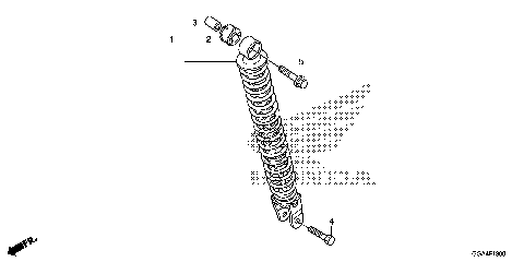 REAR SHOCK ABSORBER