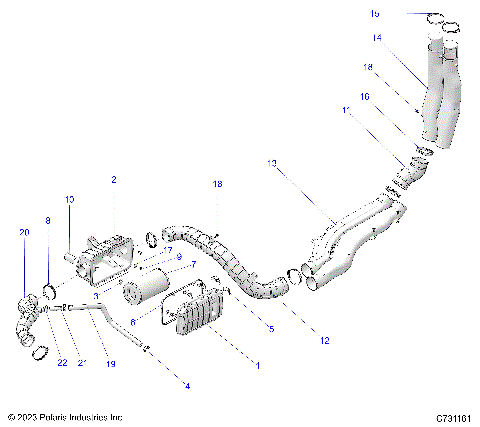ENGINE, AIR INTAKE SYSTEM - R25RRS99CK/EK/C9/E9 (C731161)