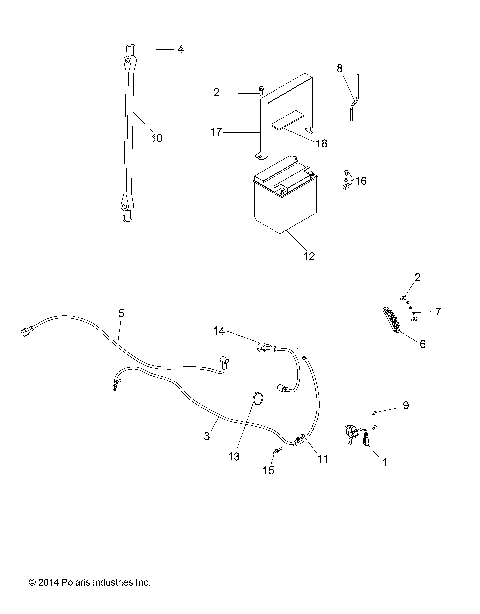ELECTRICAL, BATTERY - R15RMA57AA/AR/AC/LA/EAZ/H57AR (49RGRBATTERY15570)