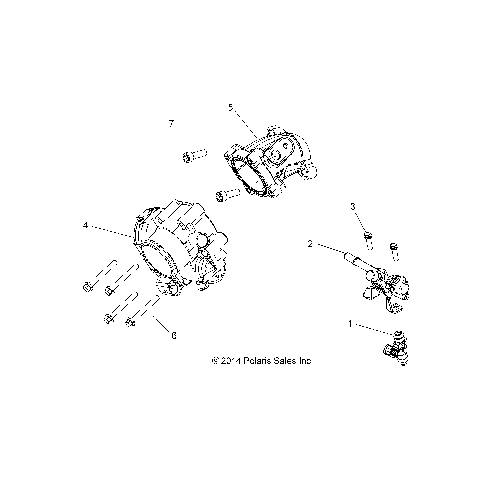ENGINE, THROTTLE BODY and FUEL RAIL - A15SWE57FA (49ATVTHROTTLEBODY15570MD)