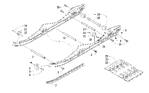 SLIDE RAIL AND TRACK ASSEMBLY [99161]