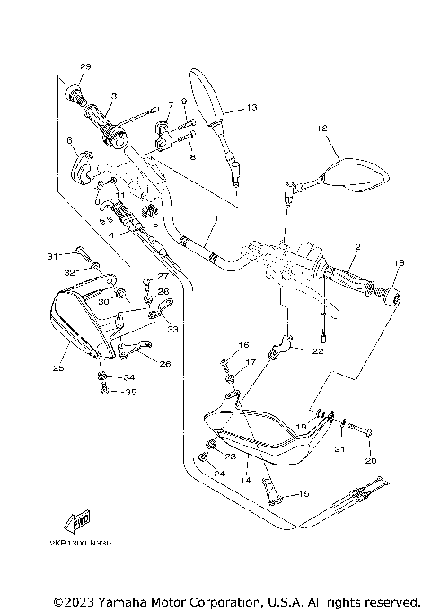 STEERING HANDLE CABLE