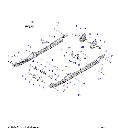 SUSPENSION, REAR - S25TLG9BS/9BE (C602844)