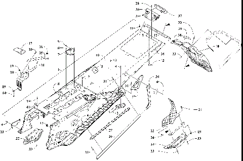 TUNNEL AND SNOWFLAP ASSEMBLY [107642]