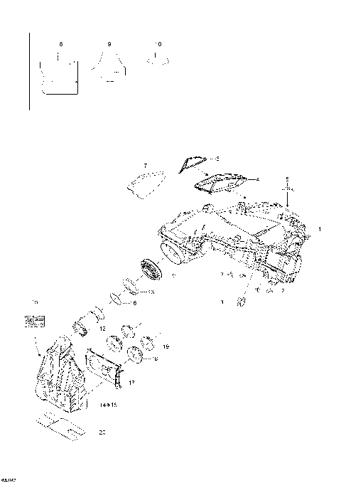 02- Air Intake E-TEC - XU