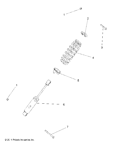 SUSPENSION, FRONT SHOCK - R16RTED1F1 (49RGRSHOCKMTG151KDSL)
