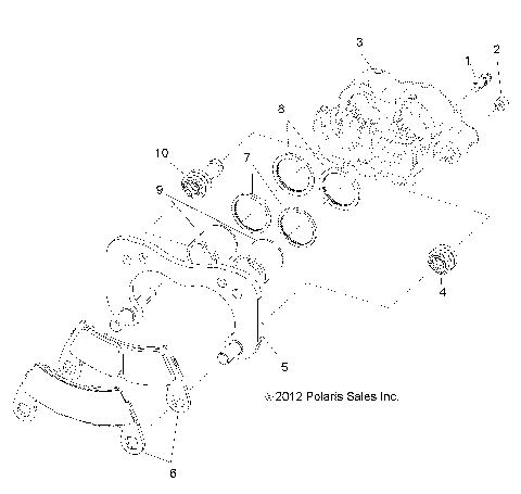 BRAKES, REAR CALIPER - R14HR76AA/AJ (49RGRCALIPERRR136X6)