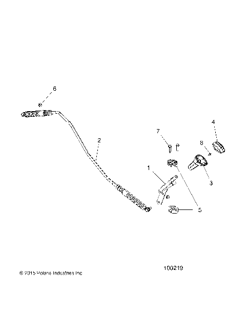 DRIVE TRAIN, GEAR SELECTOR - A16DAE87AL (100219)