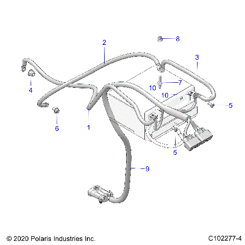 ELECTRICAL, BATTERY CABLES - A23SYE95PM (C102277-4)