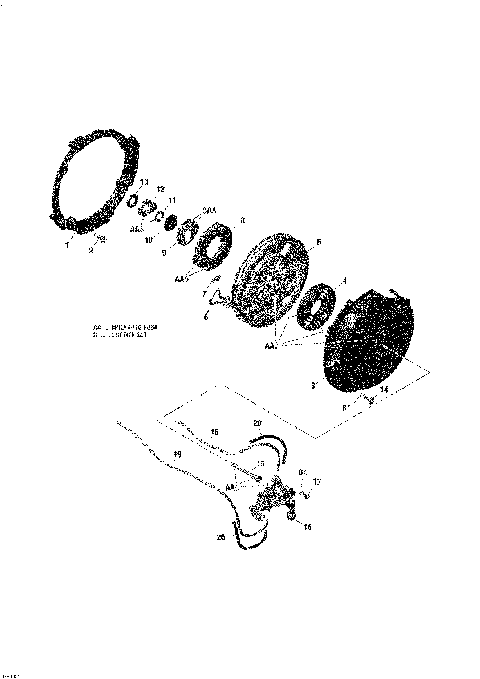 04- Rewind Starter And Oil Pump - 550F
