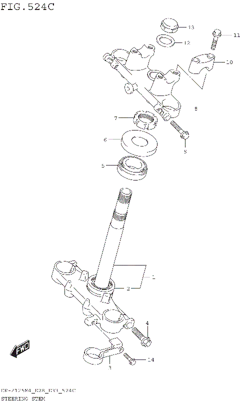 STEERING STEM (DR-Z125LM4 E33)
