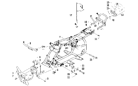 FRAME AND RELATED PARTS ASSEMBLY [90934]