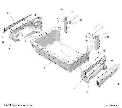 BODY, BOX - G23GAB99CG/FG (C0705660-1)