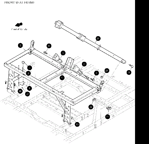 FRONT SEAT FRAME [302541]