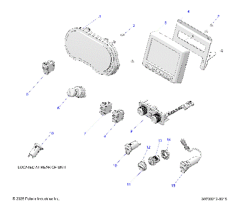 ELECTRICAL, DASH INSTRUMENTS PLUS RIDE COMMAND