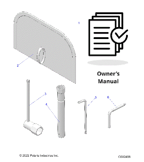 REFERENCE, TOOLS and OWNERS MANUAL - S24TKP9FS (C602408)