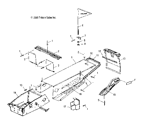 CHASSIS, TUNNEL and BULKHEAD - S23WAA1ASA/1AEA (4997579757A03)