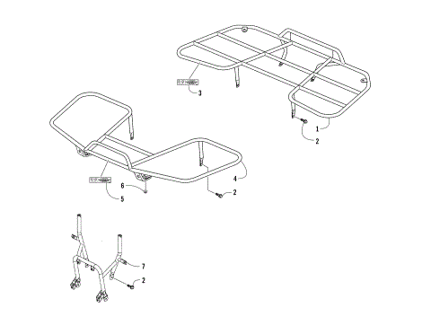 RACKS AND BUMPER ASSEMBLY