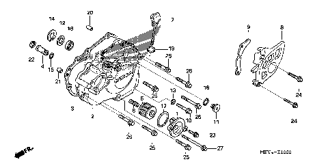 LEFT CRANKCASE COVER