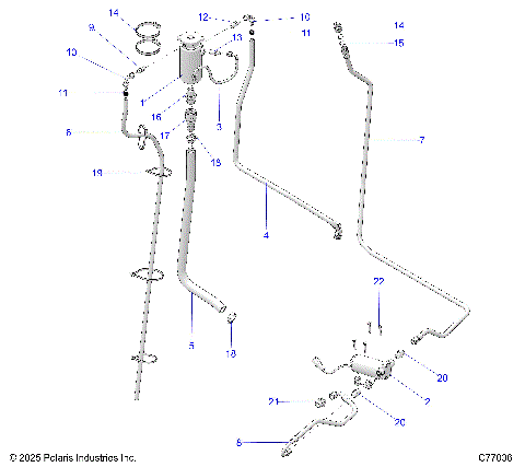 ENGINE, COOLING, SURGE TANK AND TRANS PUMP - Z25RRL2KAL (C77036)