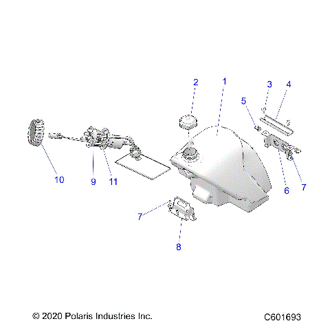 FUEL SYSTEM, FUEL TANK and FUEL PUMP - S24MDX6DSA/6DEA (C601693)