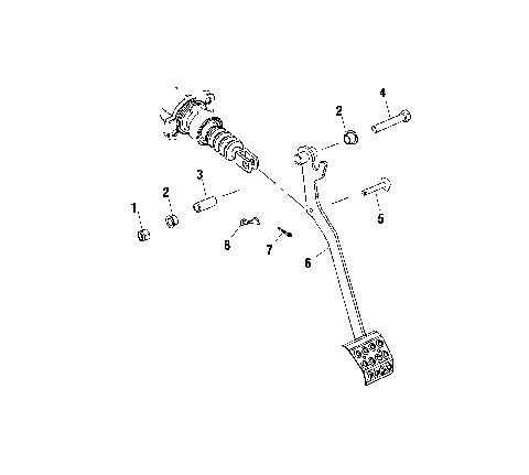FOOT BRAKE - A10RD50AA (4970977097B12)