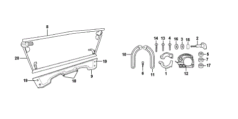 2 PIECE FOLDING POLY