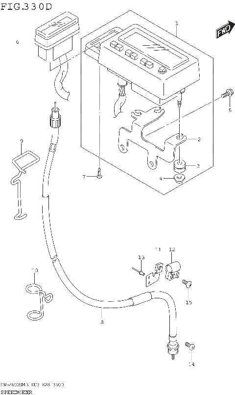 SPEEDOMETER (DR-Z400SMM3 E03)