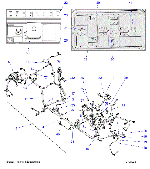 ELECTRICAL, WIRE HARNESS, CHASSIS, ULTIMATE LE - Z22MAU92AP/BP (C0705753)