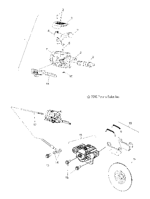BRAKES, BRAKE SYSTEM - S12CM8GSA/GSL/GEA (49SNOWBRAKE11800RMK)