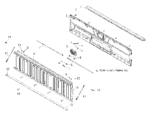 BODY, TAILGATE ASM. - R12HR76AG/AR (49RGRTAILGATE106X6)