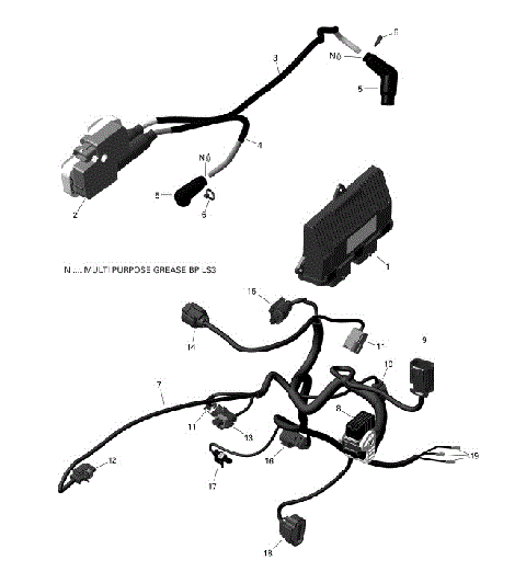 01- ROTAX - Engine Harness And Electronic Module