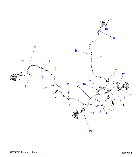 BRAKES, BRAKE LINES - A26SDZ57AB (C102405)