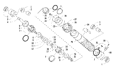 FRONT SUSPENSION SHOCK ABSORBER [89626]