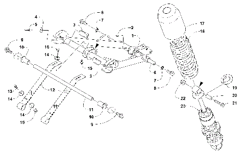 REAR SUSPENSION FRONT ARM ASSEMBLY [100597]