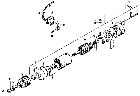 STARTER MOTOR [72682]