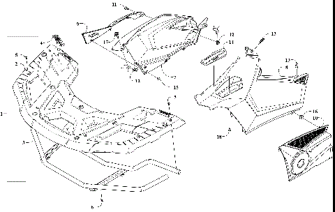 FRONT RACK AND SIDE PANEL ASSEMBLIES [303672]
